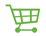 Supply Chain icon - grocery cart