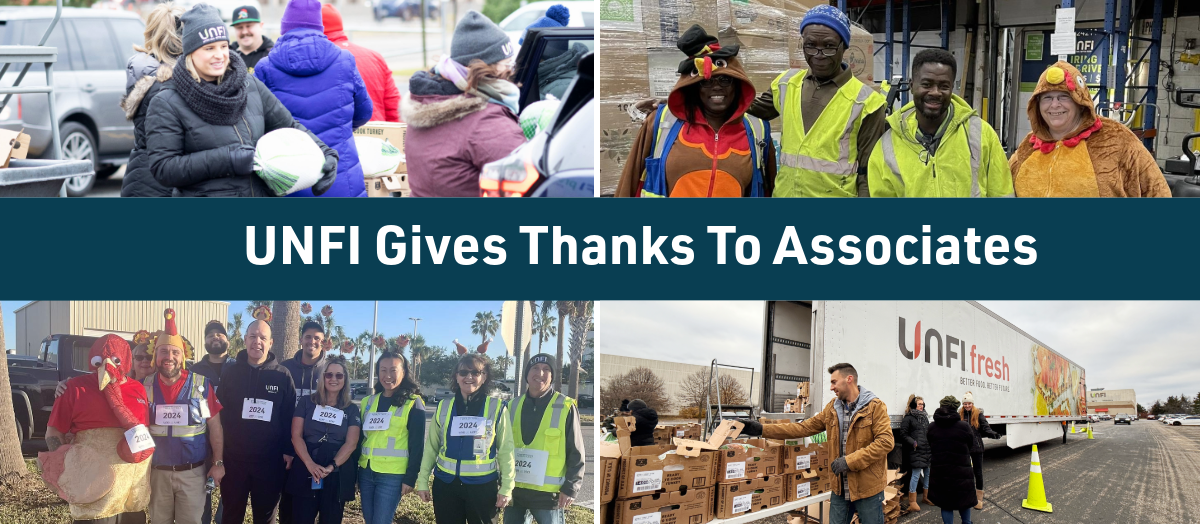 UNFI gives thanks to associates