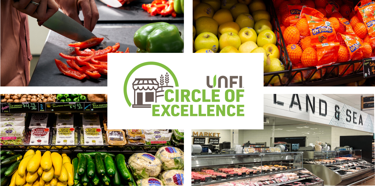 Circle of Excellence logo and a Group of customer store images